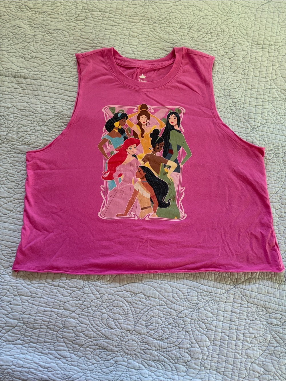 Disney Women’s Princess Tank Top Cotton